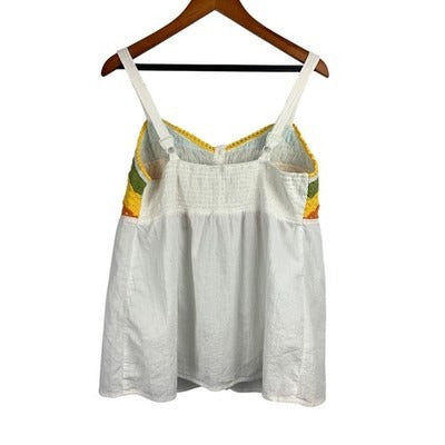Venezia Women’s Colorful 100% Cotton Button Tank Top Size 14 – Sleeveless Tops