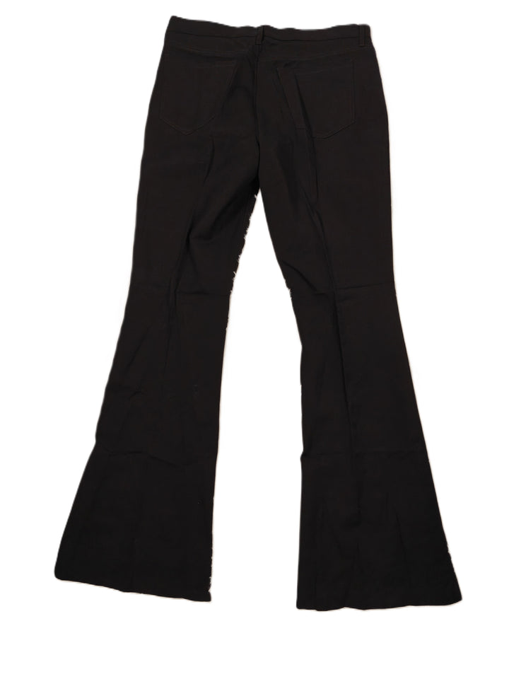 Womens Banana Republic Sloan Flare Pants Black Size 14L