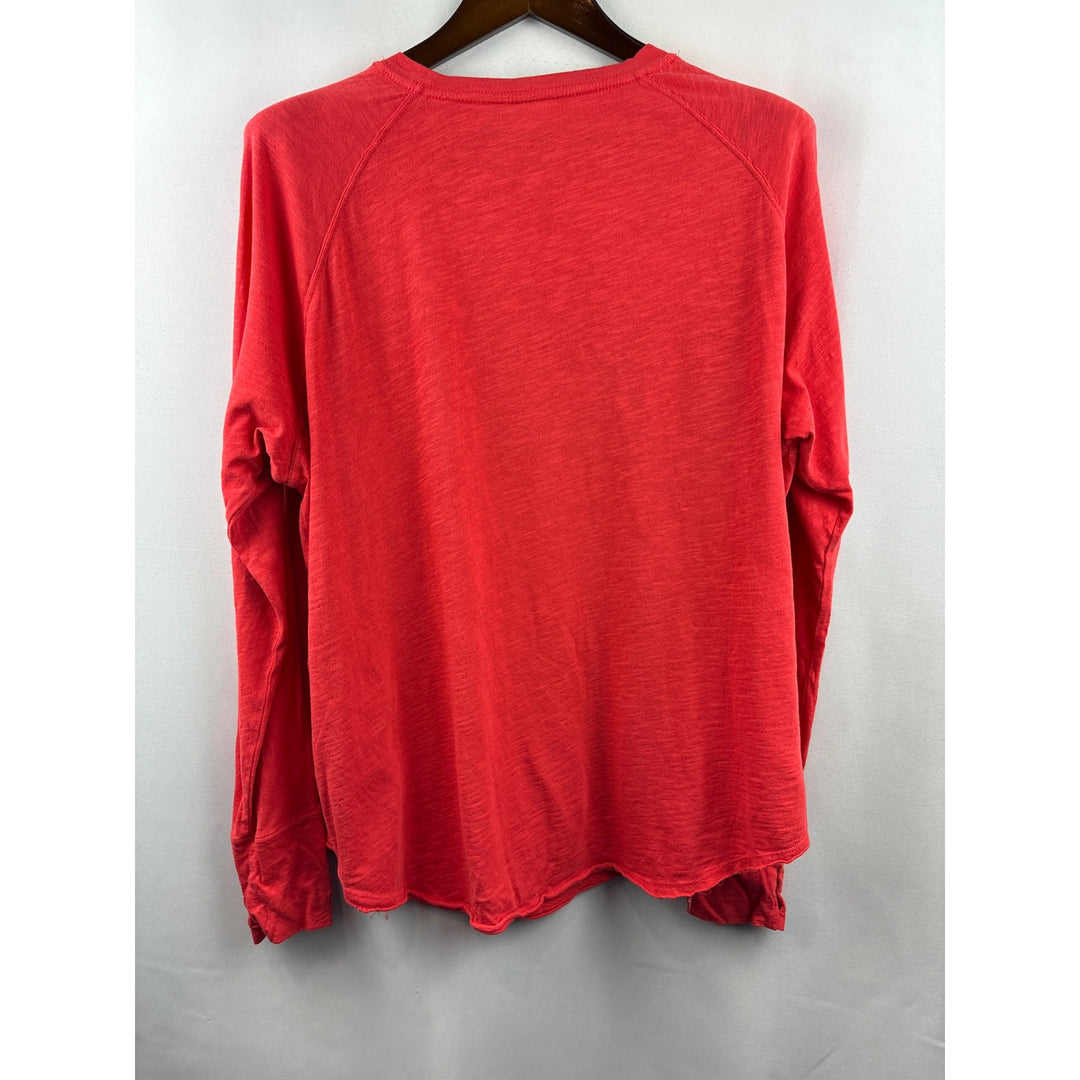 Women’s Zella Medium Orange Long Sleeve Sports Shirt