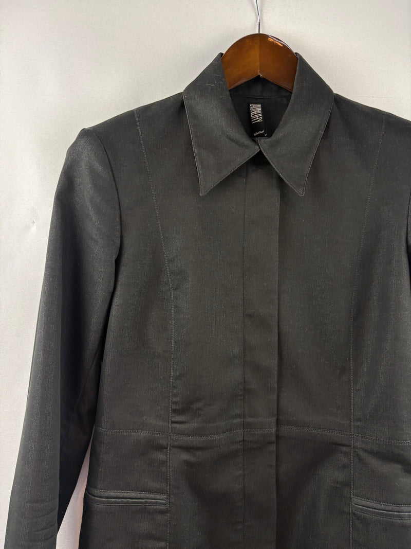 Women’s Laundry by Shelli Segal Size 8 Black Long Blazer
