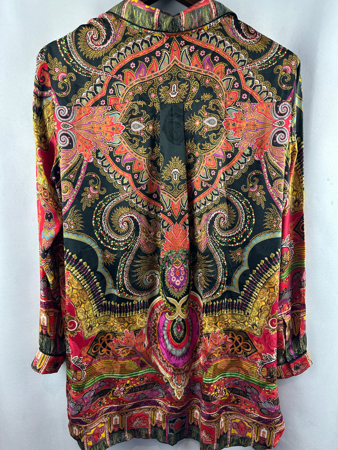 Women’s Etro Multicolor Paisley Print Blouse Size 42