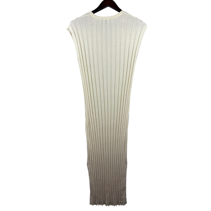 Women’s Rails XS Cream Ribbed Bodycon Maxi Dress