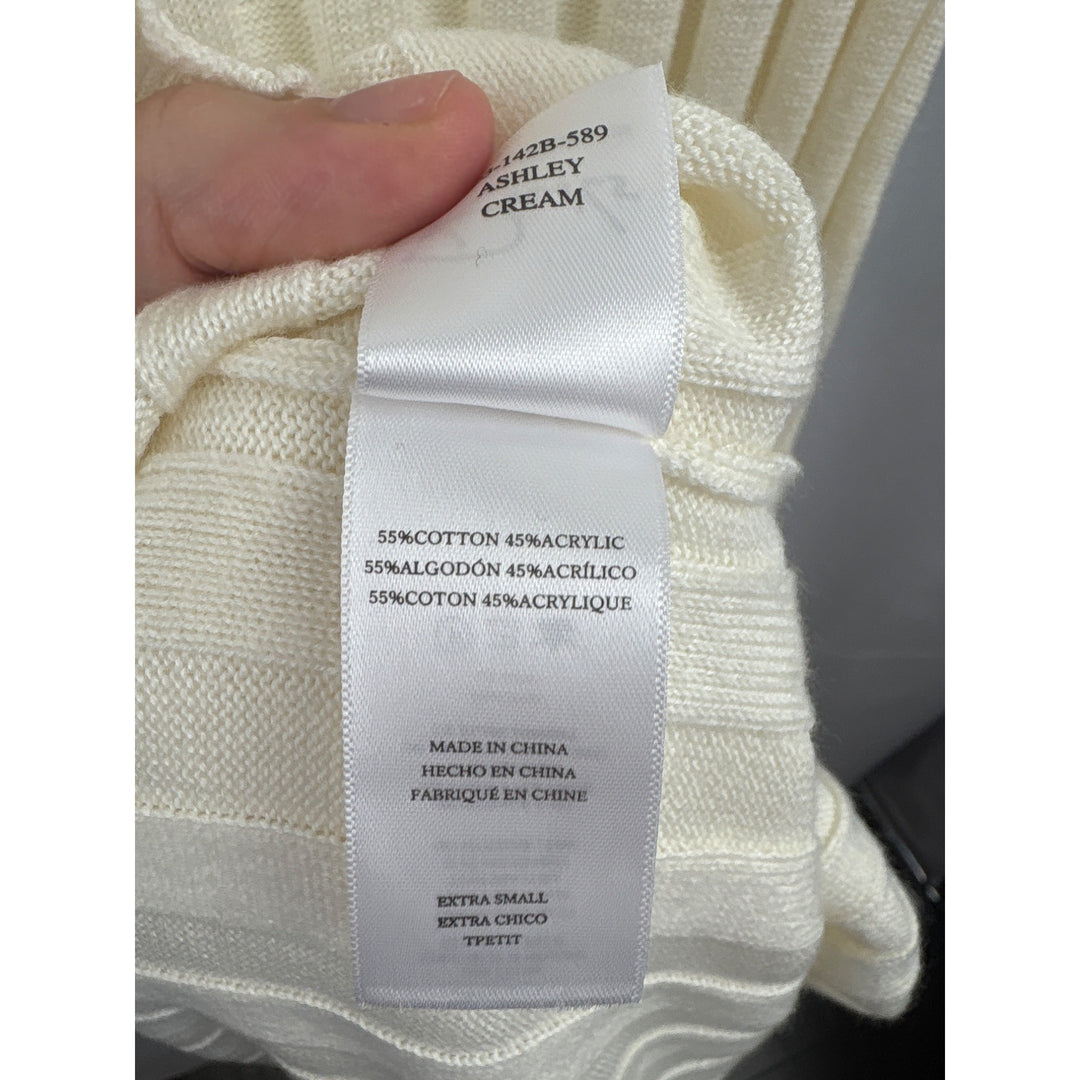 Women’s Rails XS Cream Ribbed Bodycon Maxi Dress