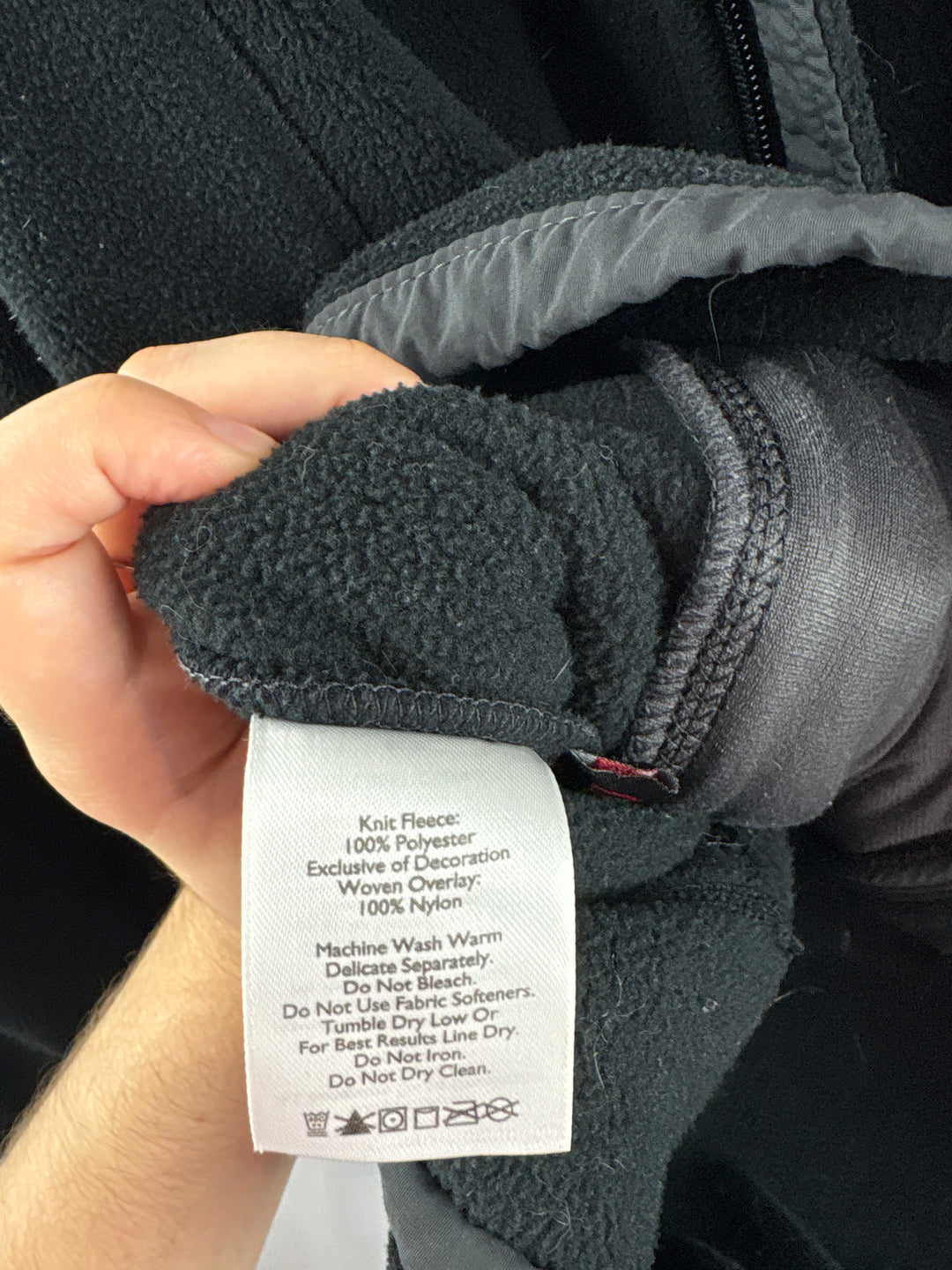 Women’s Eddie Bauer Medium Black Fleece Jacket