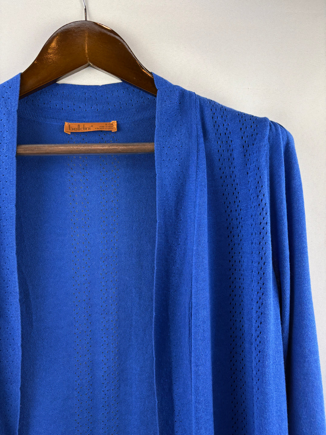 Women’s Belldini Large Bright Blue Cardigan