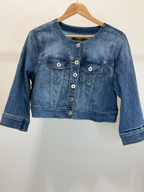 Torrid Crop Soft Jean Jacket Sz1X/14–16