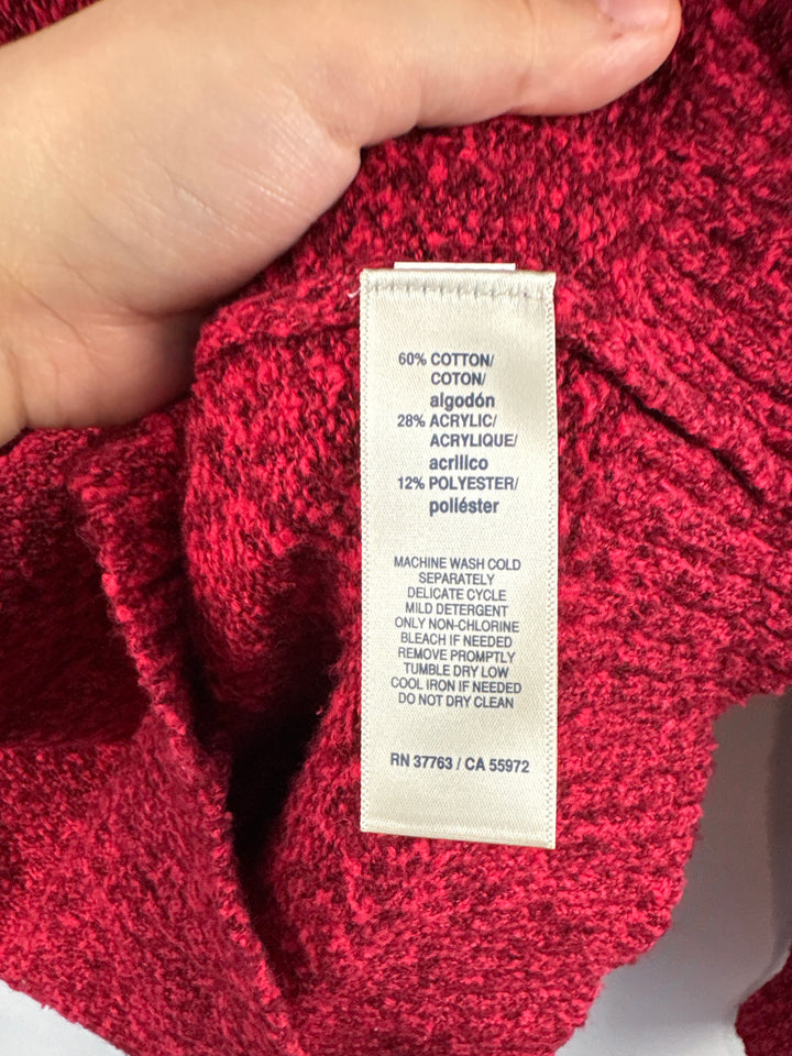 Women’s Rafaella Small Cherry Red Turtleneck Sweater
