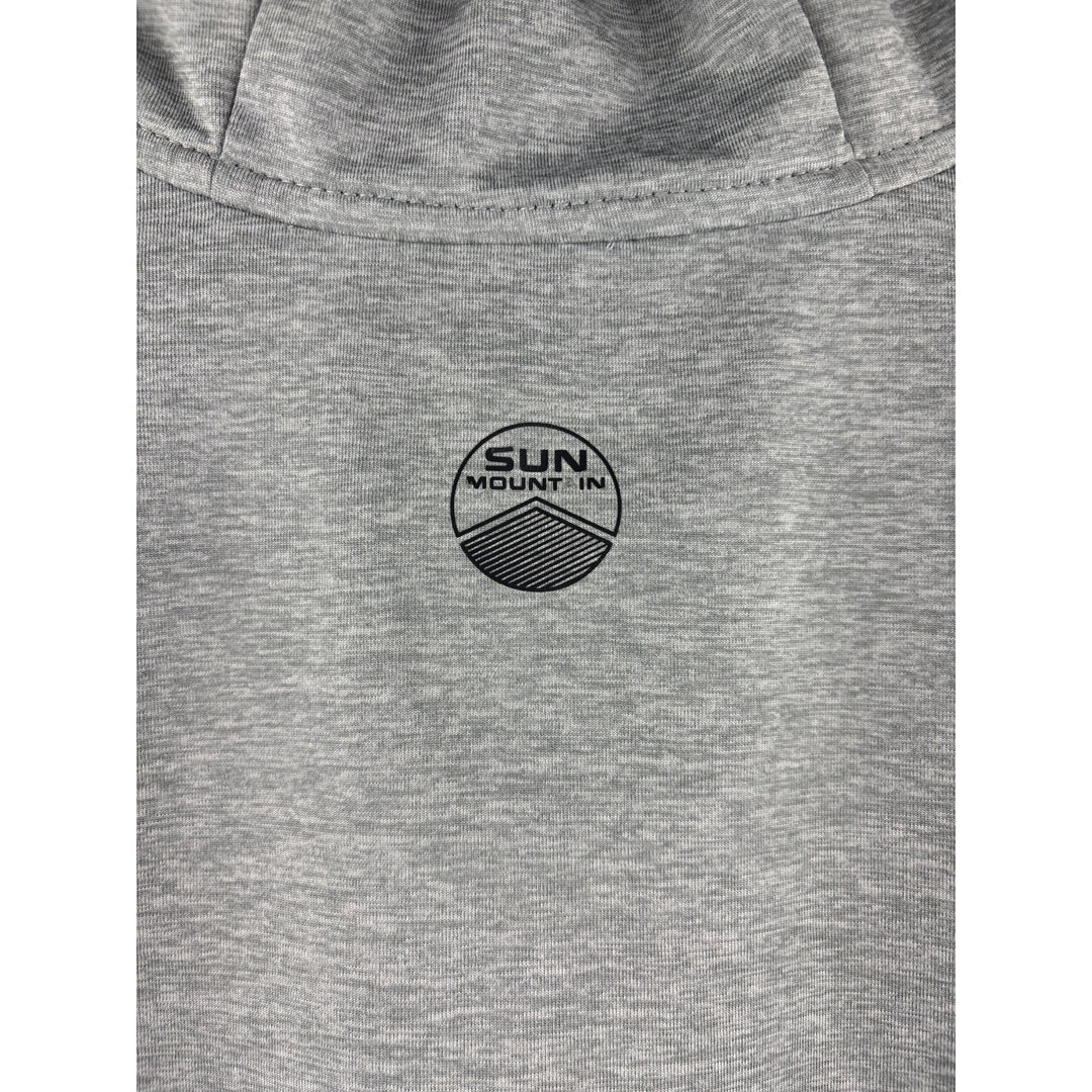Sun Mountain Womens Thermal Hooded Jacket Small Gray Polyester Blend