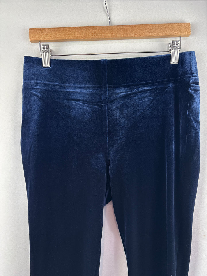 Women’s Loft Medium Sapphire Blue Velvet Leggings