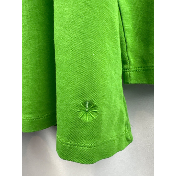 Women’s Isaac Mizrahi Live! 2X Bright Green Long Sleeve Shirt