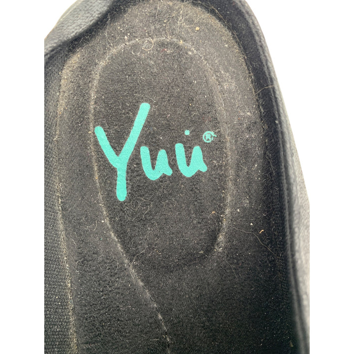 Yuu Womens Black Slip-On Comfort Clogs Size 8