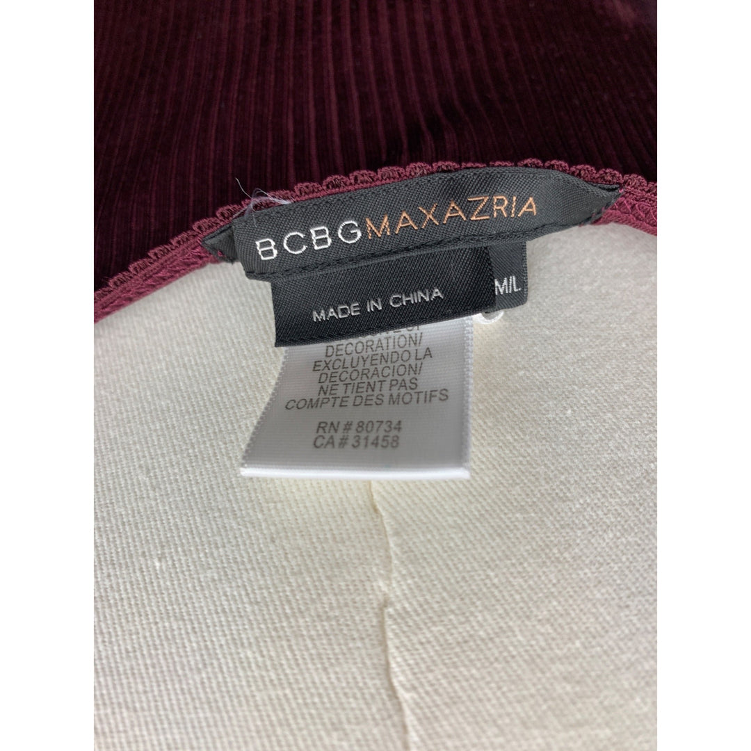 Women’s BCBG Maxazria Maroon Silk TankTop Size M/L