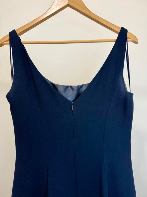 JS Boutique Navy A‑Line Cocktail Dress Sz8