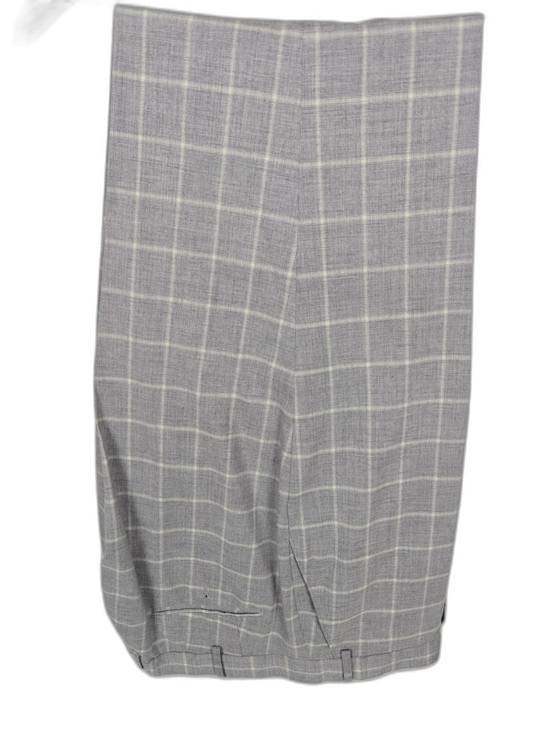 Sean John Men's Light Periwinkle Windowpane Suit Size 50R Two Piece Plaid Suit Jacket Pants