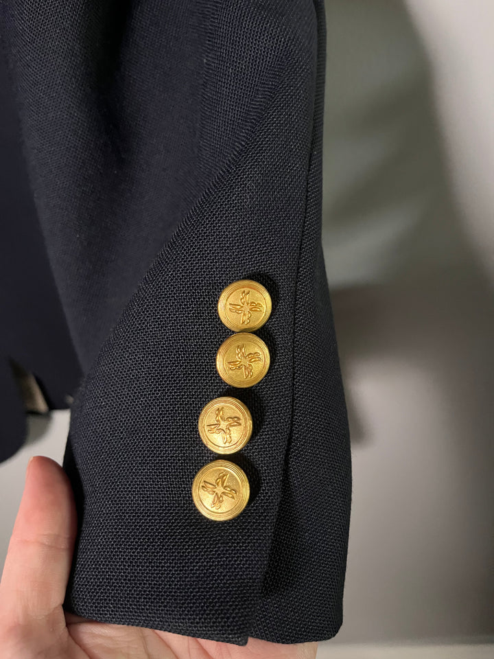 Vintage Men's Dark Blue Suit Jacket Size XL Donald Brooks