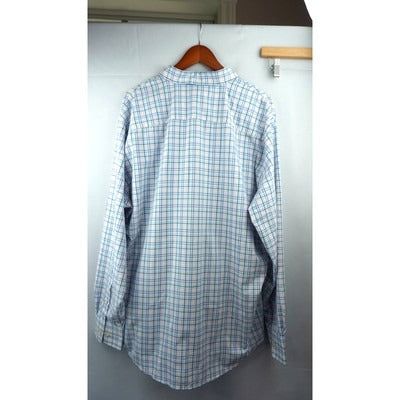 Peter Millar Mens XL Summer Comfort Plaid Button-Down Shirt Multicolor Long Sleeve