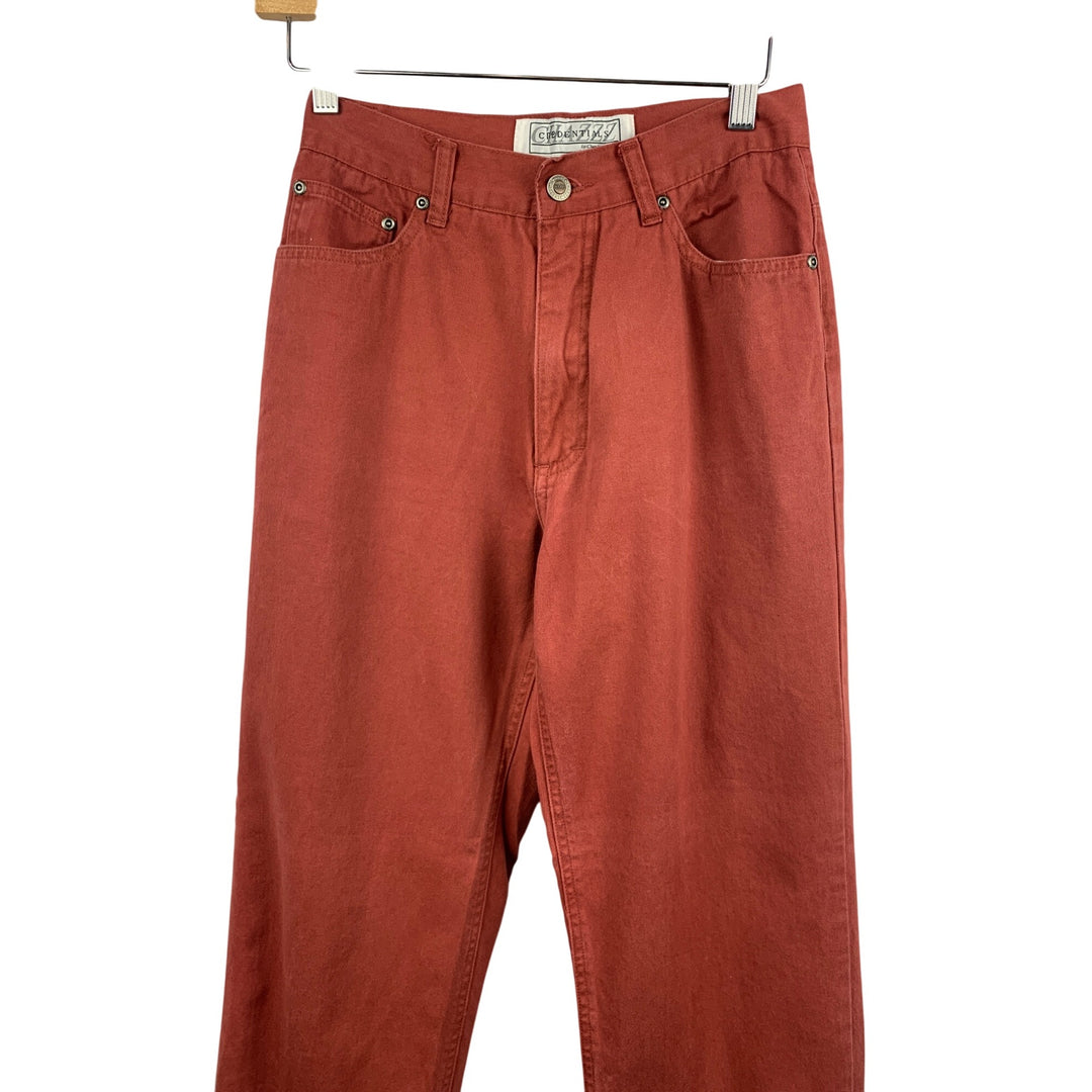 Vintage Women’s Chazz Credentials By Charles Ghailian Rust Hi-waisted Pants Sz 7