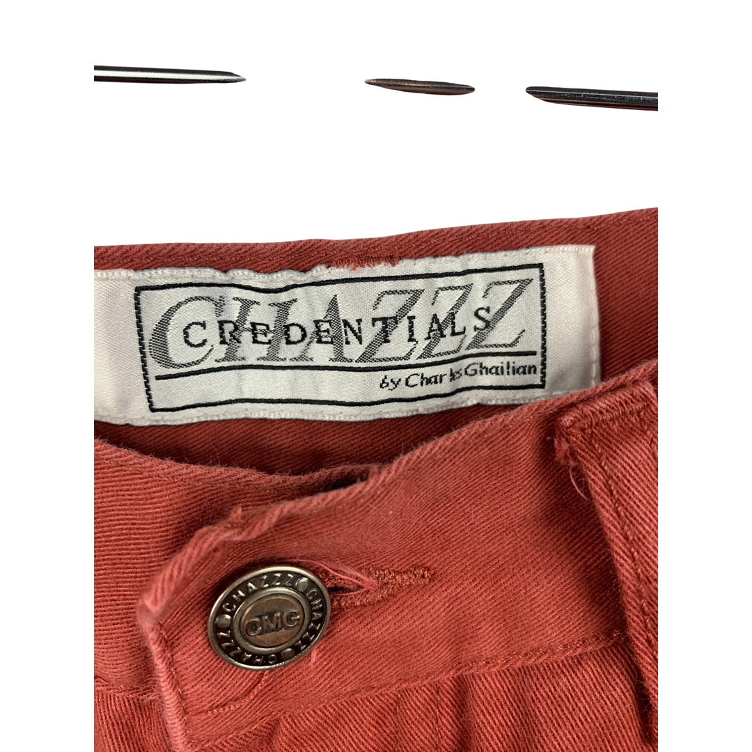 Vintage Women’s Chazz Credentials By Charles Ghailian Rust Hi-waisted Pants Sz 7