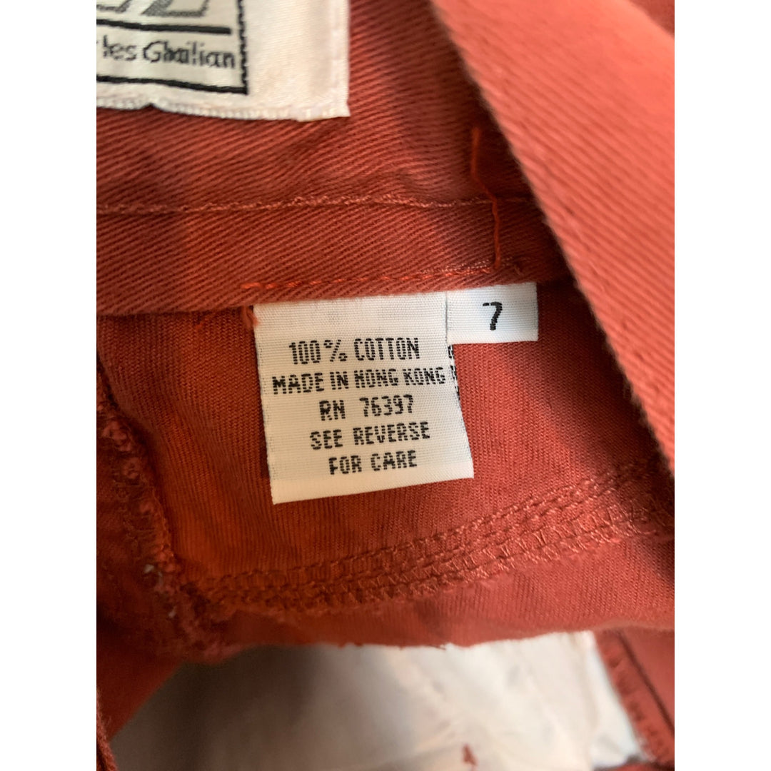 Vintage Women’s Chazz Credentials By Charles Ghailian Rust Hi-waisted Pants Sz 7