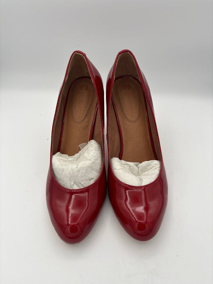 Women’s Corso Como Size 8.5 Cherry Red Patent Leather Pumps