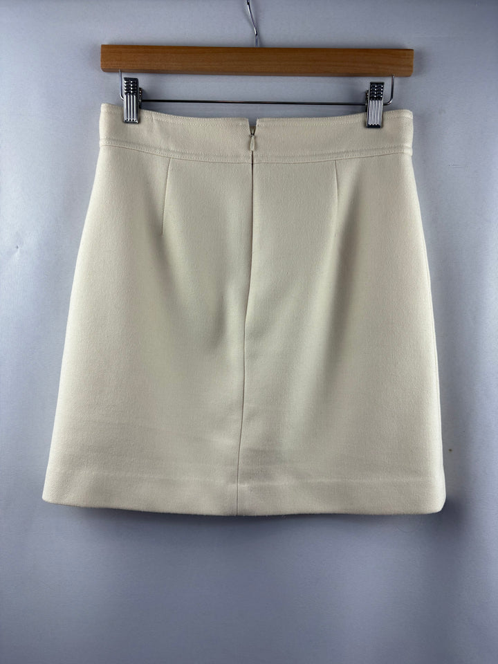 Women’s J.Crew Size 6 Cream Wool Pencil Skirt