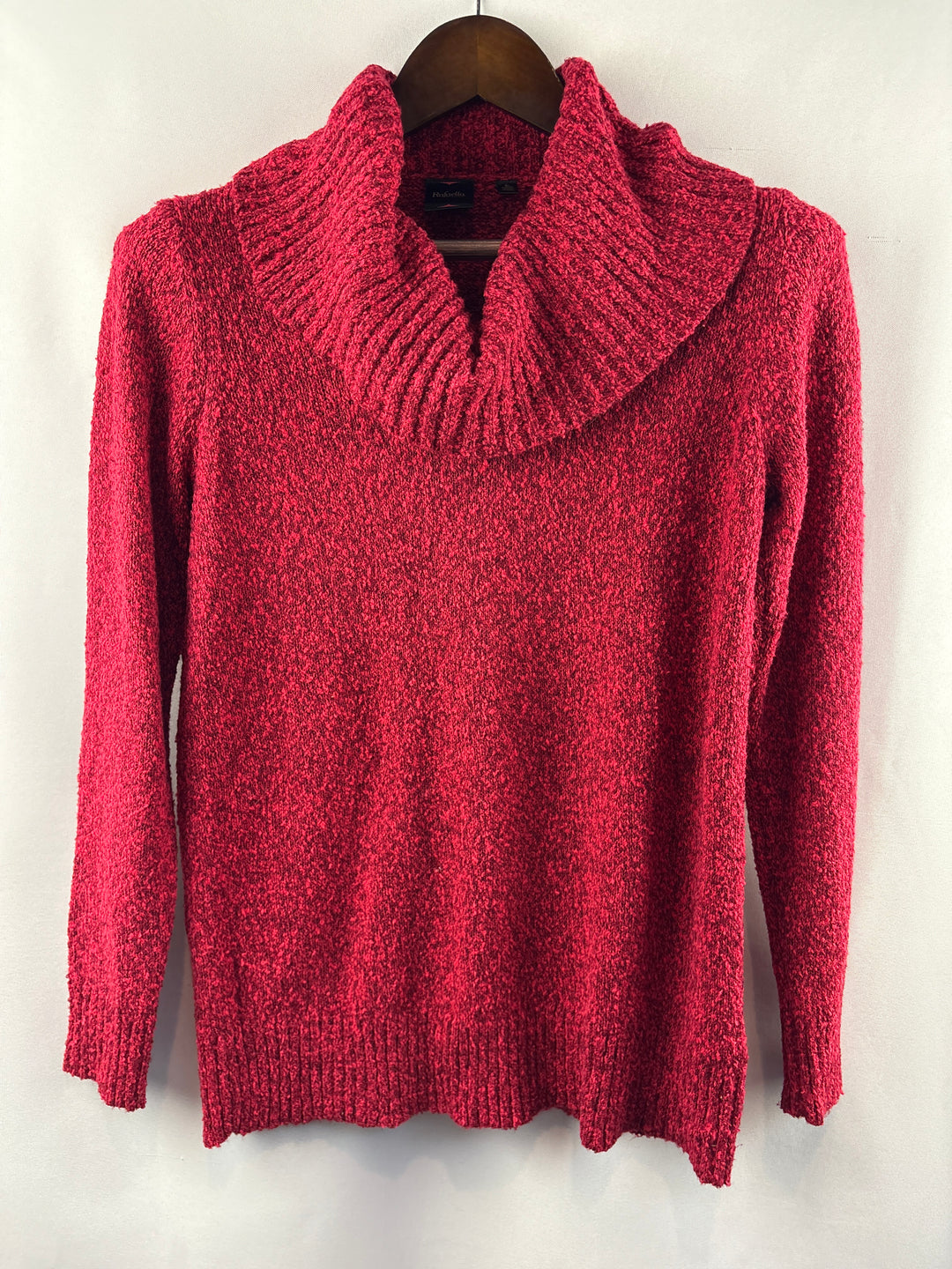 Women’s Rafaella Small Cherry Red Turtleneck Sweater