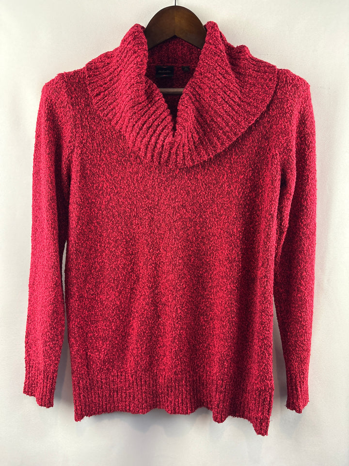 Women’s Rafaella Small Cherry Red Turtleneck Sweater
