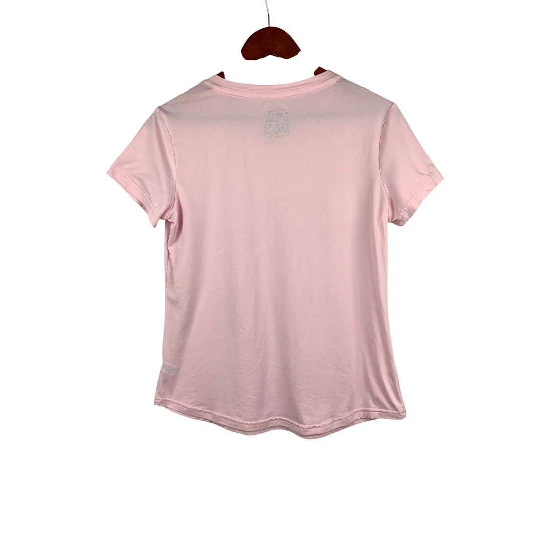 Muk Luks Womens Small Pink V-Neck T-Shirt