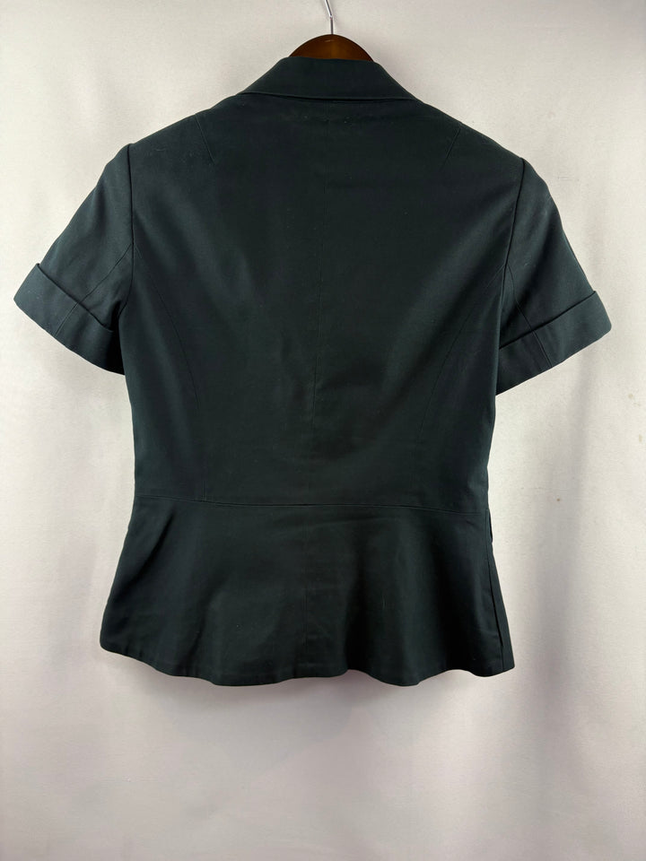 Women’s Banana Republic Size 6 Black Short Sleeve Blazer