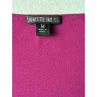 Women’s Lafayette 148 Magenta Tank Top Sz M