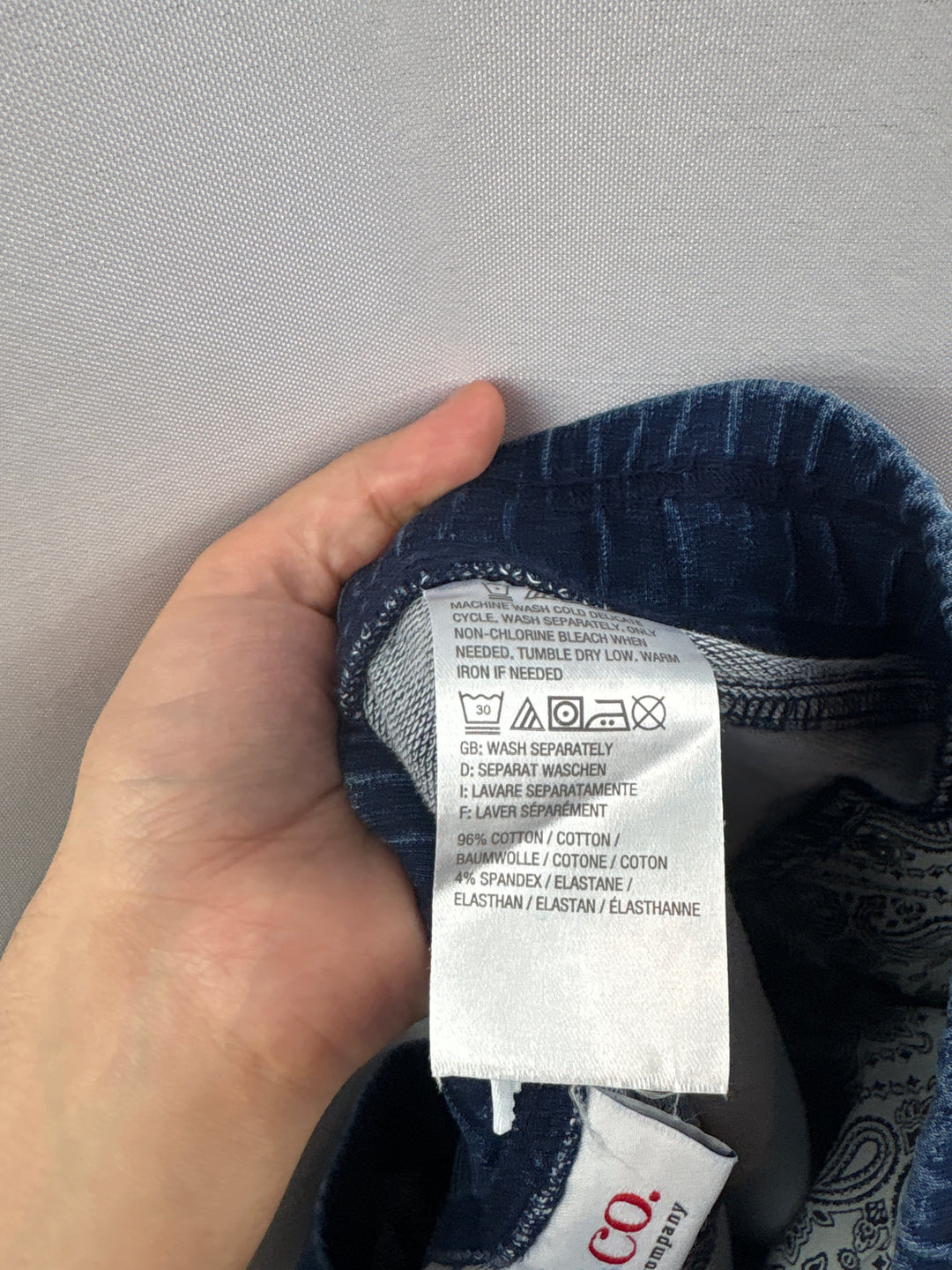 Women’s D&amp;Co Size 16 Dark Blue Capri Jeans