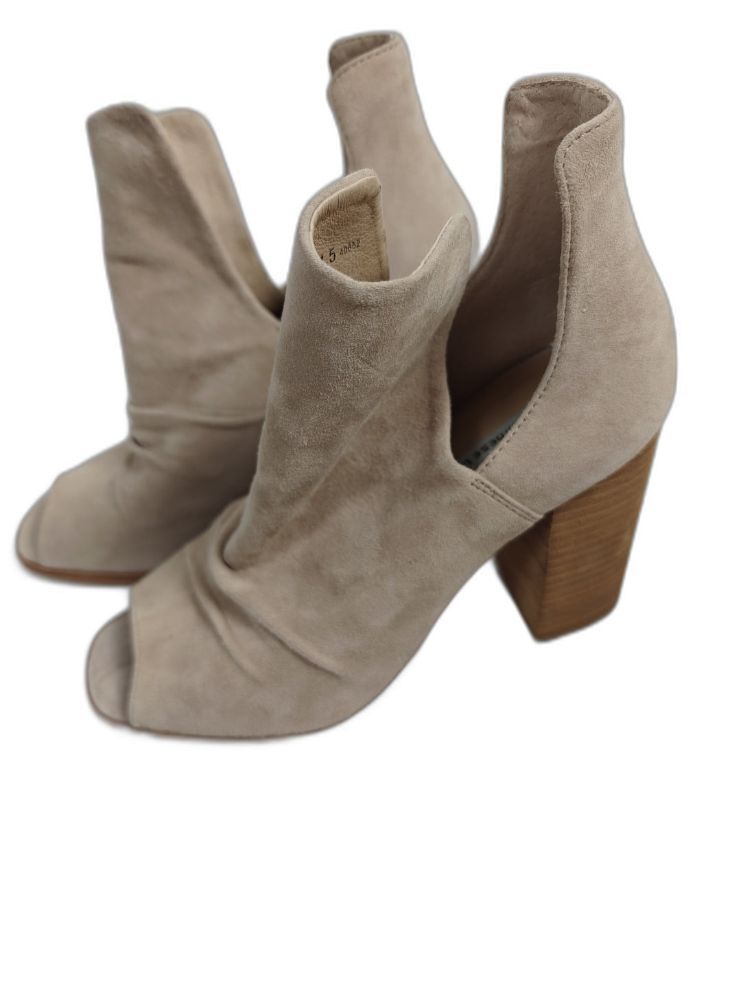 Women Kristin Cavallari Chinese Laundry Peep Toe Booties Beige Size 7