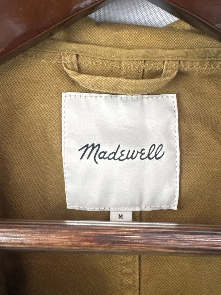 Women’s Madewell Medium Latte Brown Hooded Coat