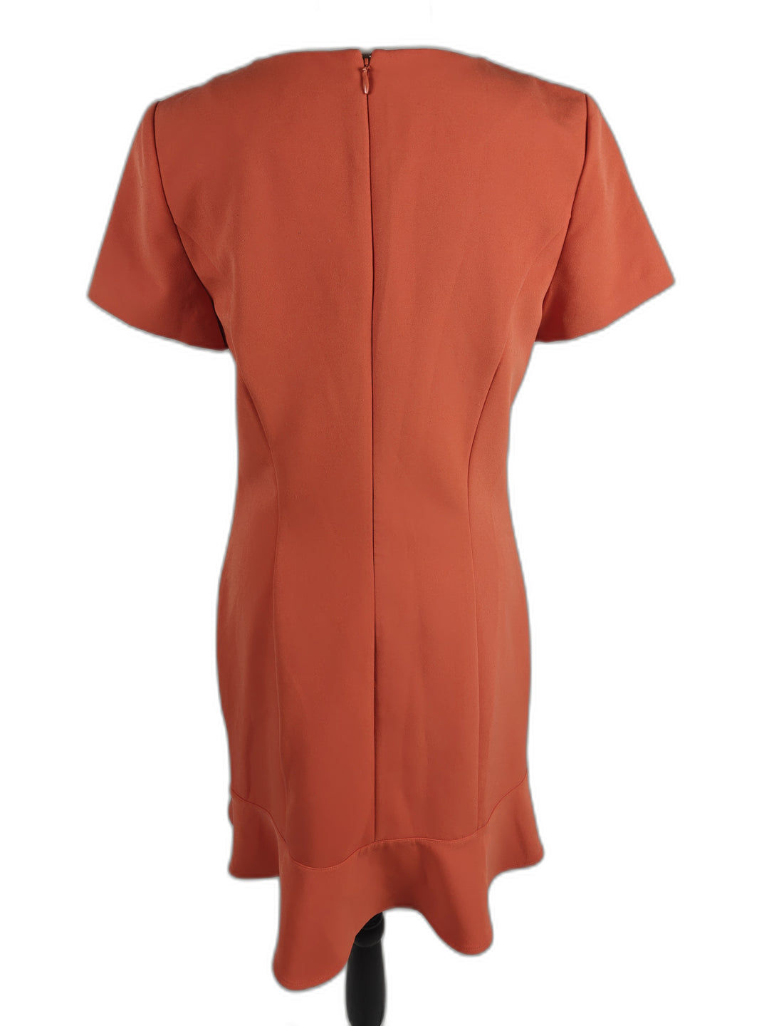 Women’s Ann Taylor Ruffle Hem Dress Coral Size 4