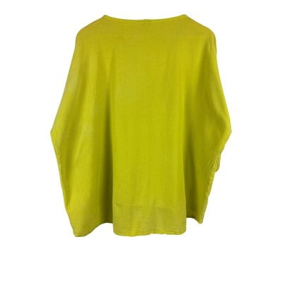 Oh My Gauze! Lime Green Womens Top Loose Fit