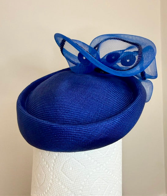 Anita Pineault Royal Blue Fascinator Hat