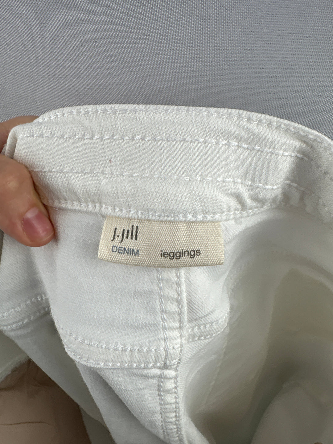Women’s J.Jill Size 14 White Denim Jeggings