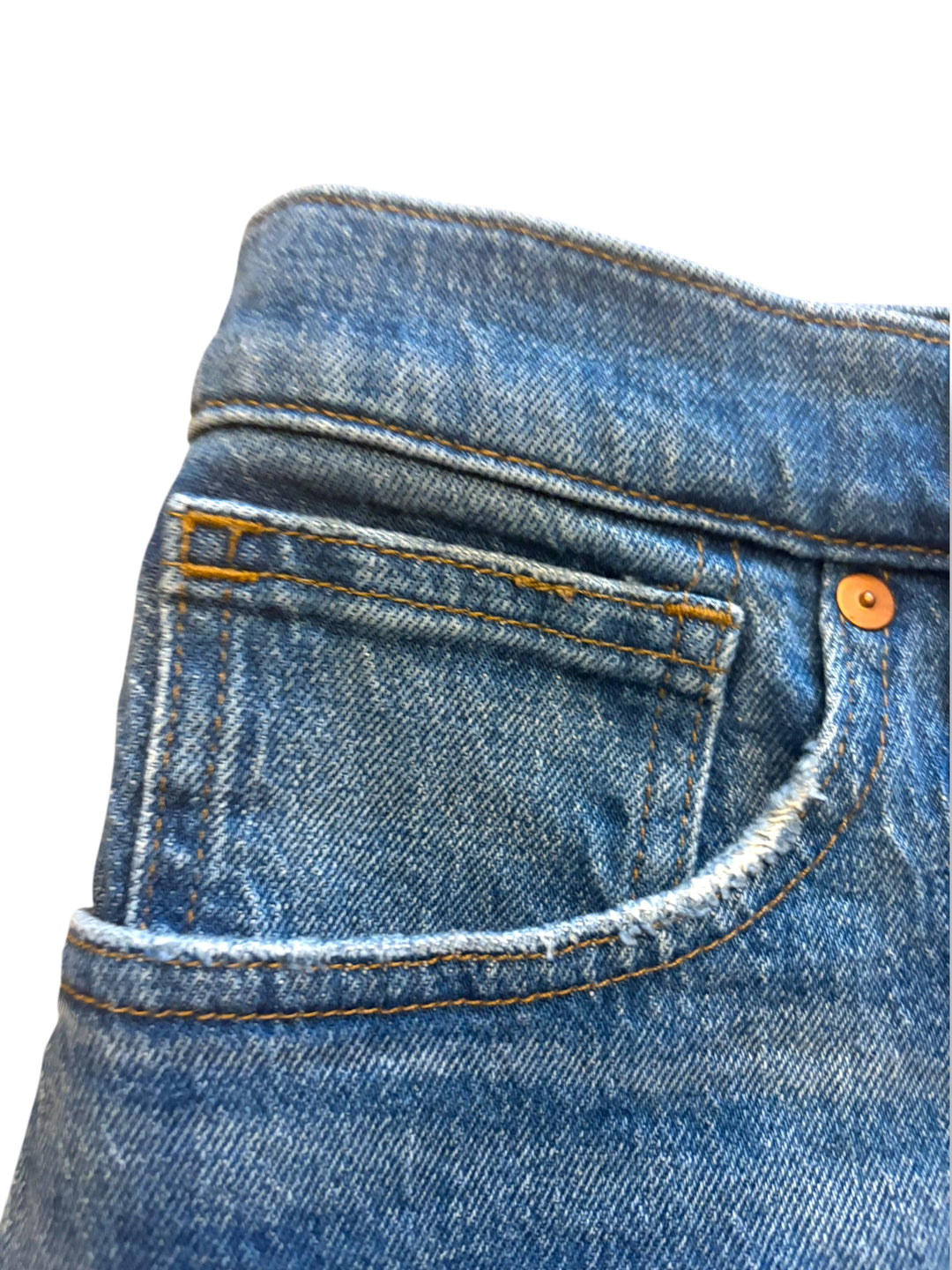 Madewell High Rise Denim Cutoff Shorts Size 30/10 Frayed Hem Daisy Dukes Western