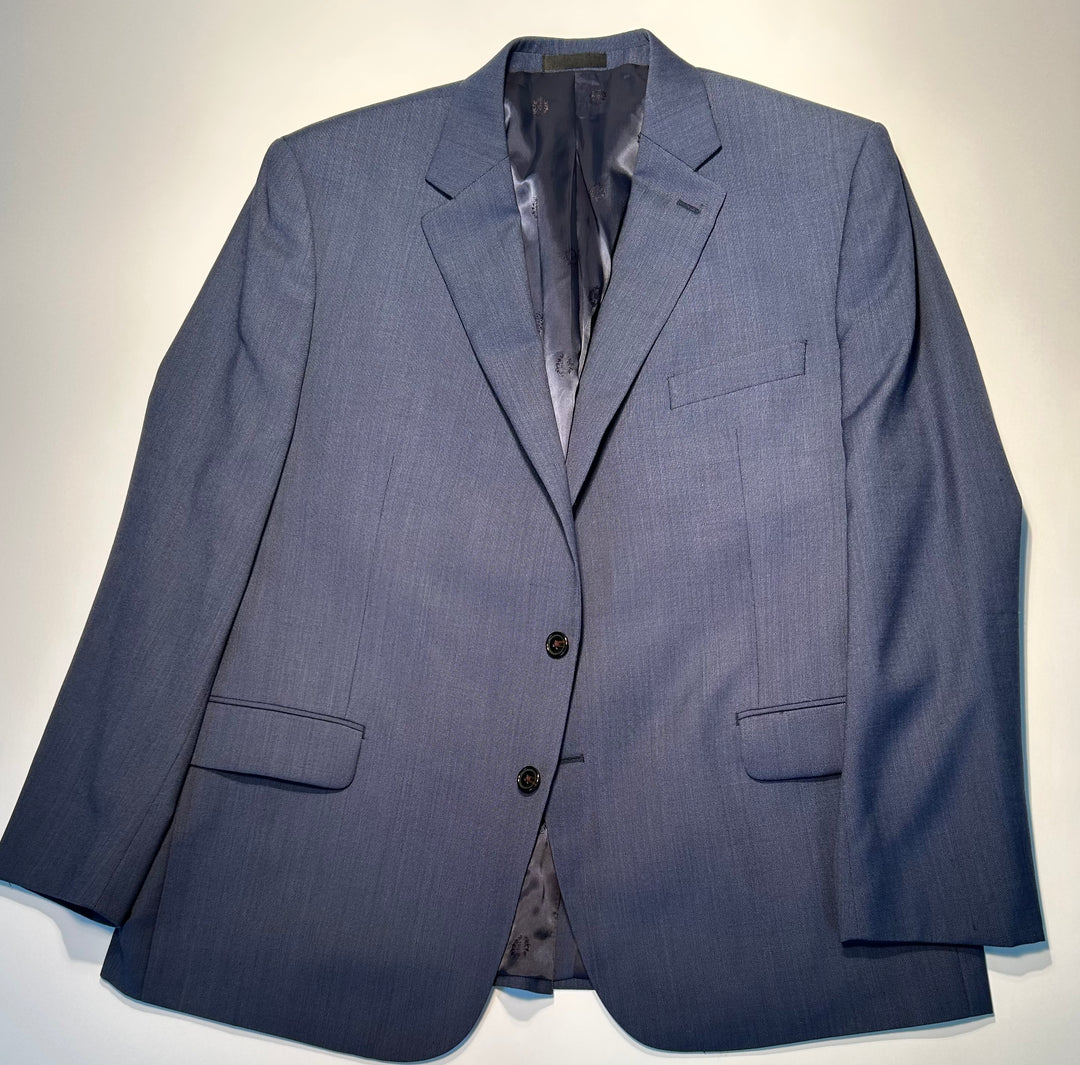 Lauren Ralph Lauren Men’s 46R Navy Blue Wool Blend Two Button Blazer Sport Coat