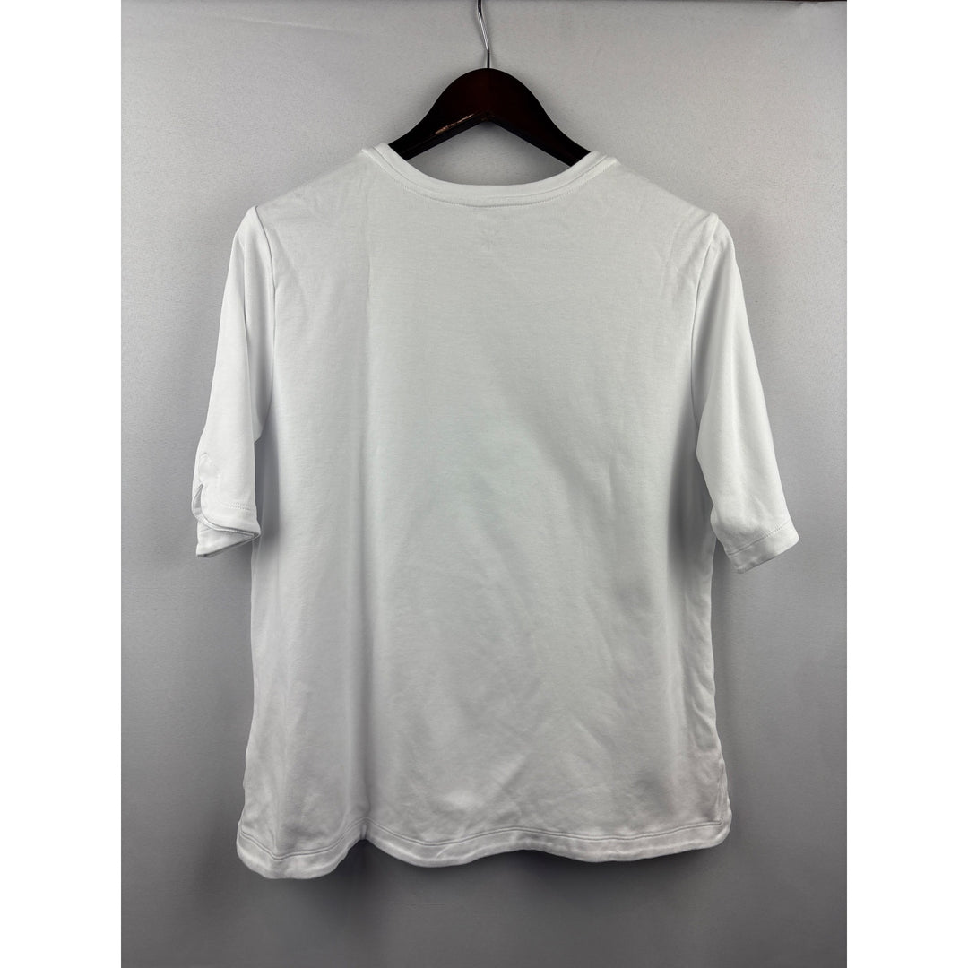 Women’s Isaac Mizrahi Live! XL White T-Shirt