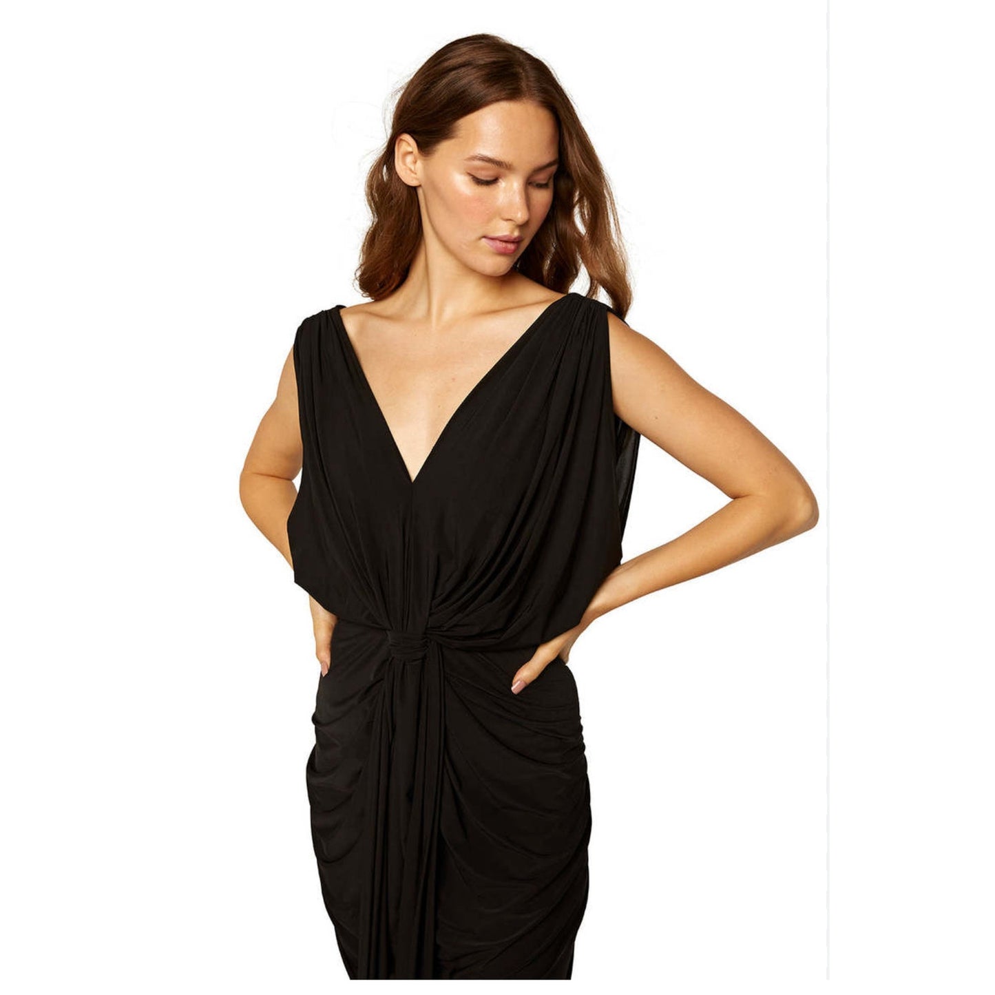 Misa Black Maxi Dress