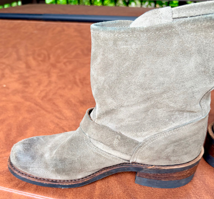 Vintage Shoe Company USA Union Made Pennsylvania Leather Ankle Boots Women's Size 8