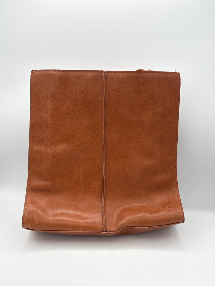 Women’s Pelle Studio Brown Leather Shoulder Purse