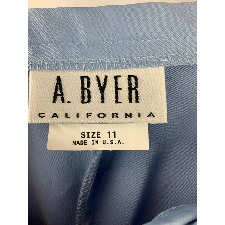 A. Byer Womens Size 11 Light Blue Flared Pants