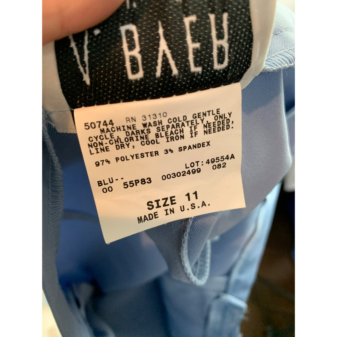 A. Byer Womens Size 11 Light Blue Flared Pants