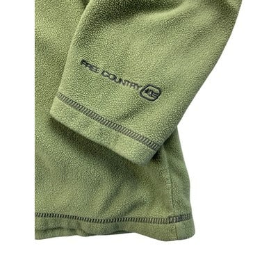 Free Country XL Green Fleece Pullover Long Sleeve