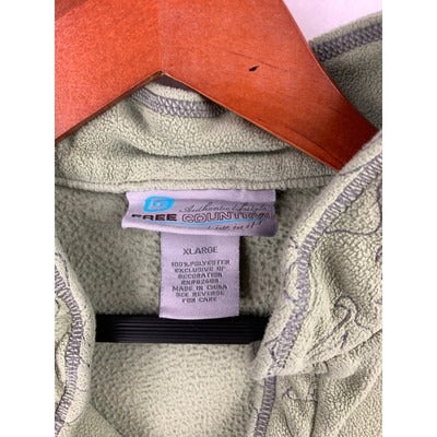 Free Country XL Green Fleece Pullover Long Sleeve