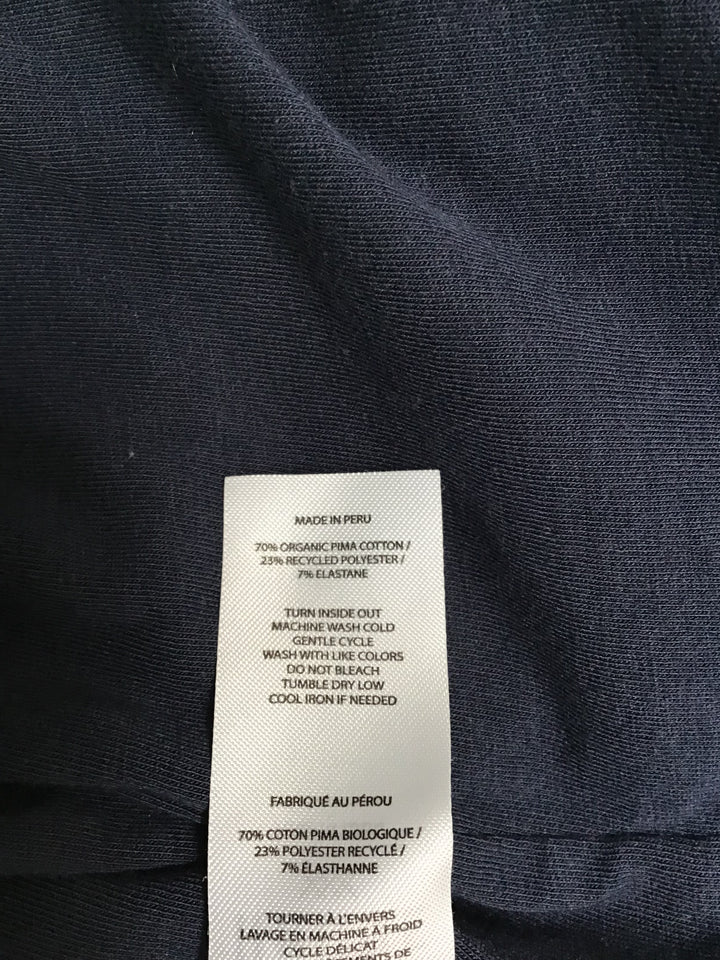 Women’s Rhone Navy V-Neck Tee Size Medium