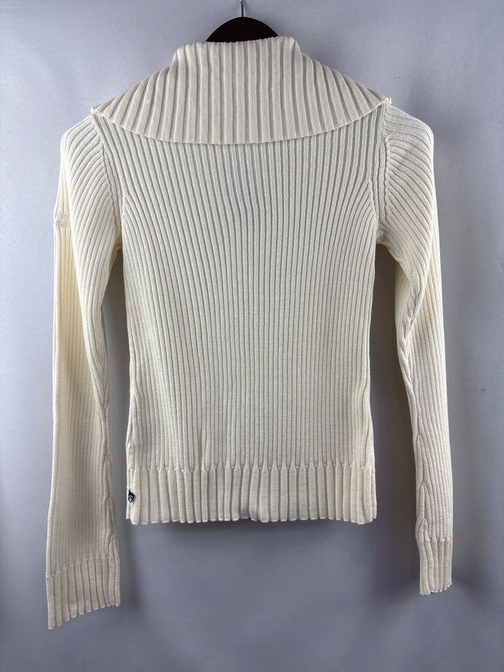 Women’s Nautica Jeans Co. Small Cream Zip Sweater