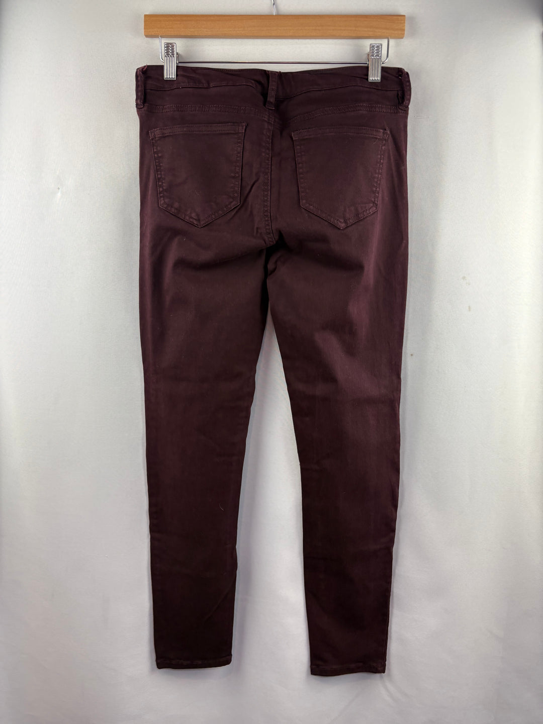Women’s Buffalo David Bitton Size 4/27 Burgundy Skinny Jeans